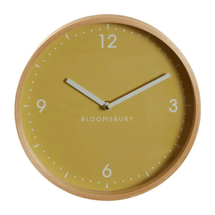 Cooper Small Yellow Wall Clock