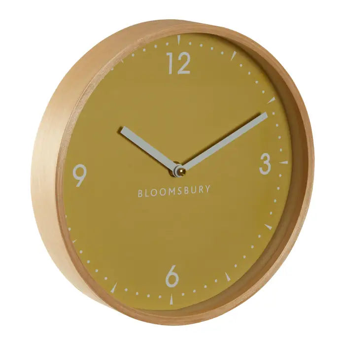 Cooper Small Yellow Wall Clock