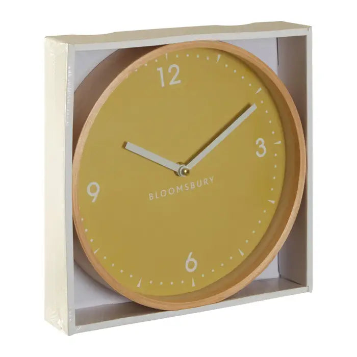 Cooper Small Yellow Wall Clock