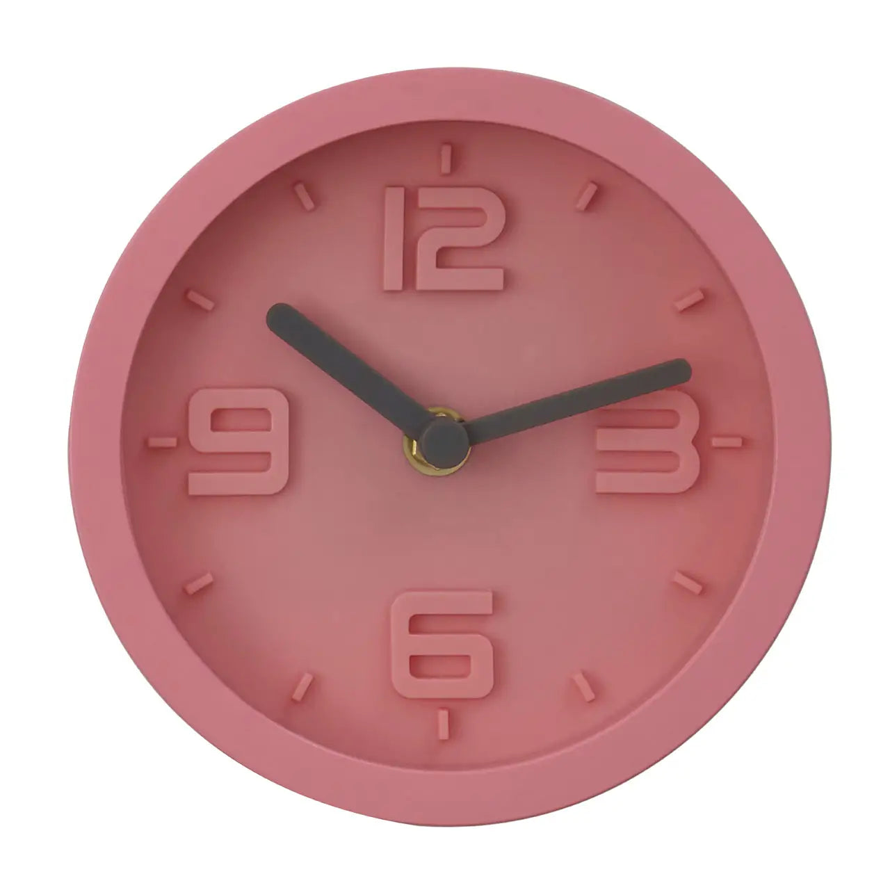 Bilbo Pink Embossed Wall Clock