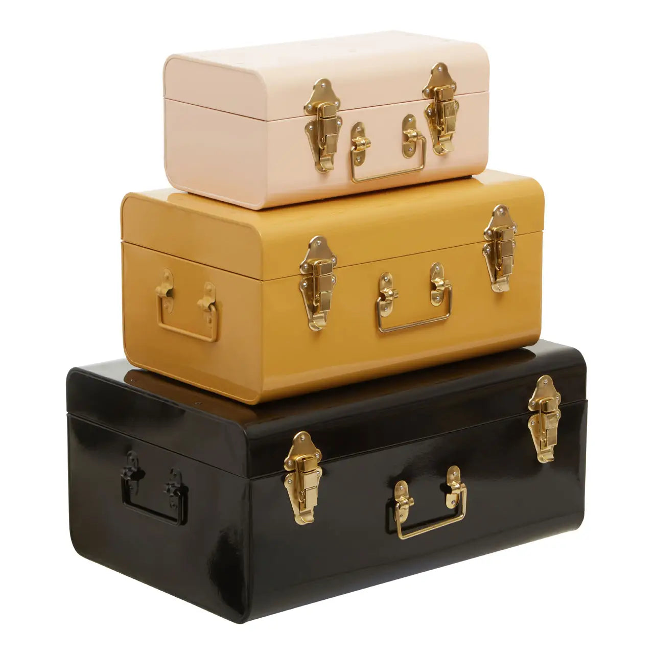 Vintage Storage Trunks (Set of 3)