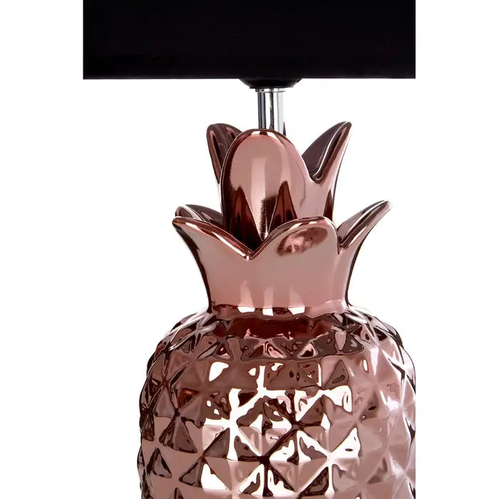 Pineapple Copper Ceramic Lamp