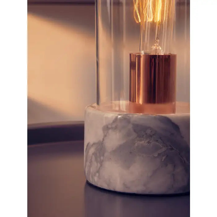 Helsinki Bell Lamp With Marble Base