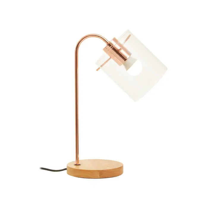 Helsinki Curved Table Lamp - Copper