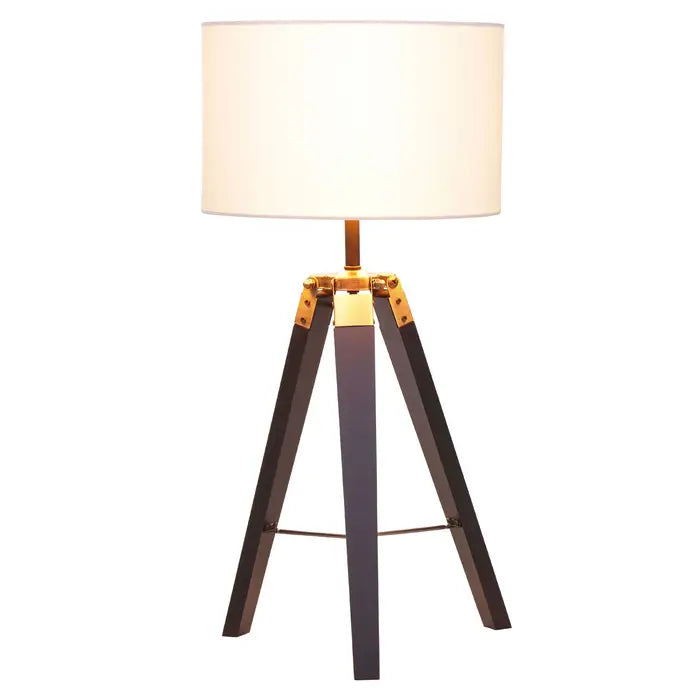 Helsinki Tripod Table Lamp With Black Base