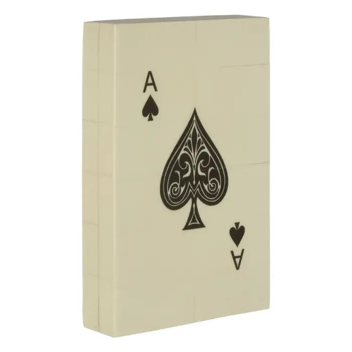 Luxury Double Card Box with Playing Cards (Cream)