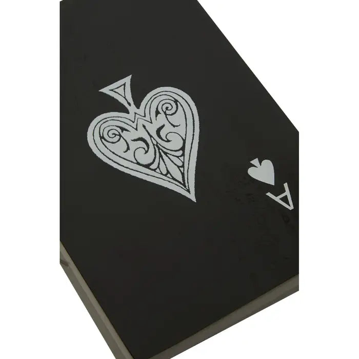 Luxury Double Card Box with Playing Cards (Black)