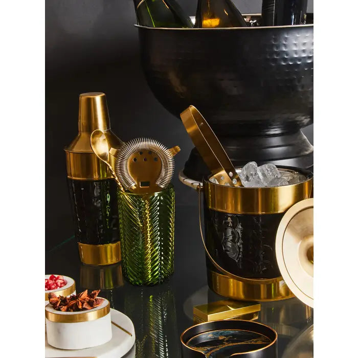 Black Enamel Cocktail Set