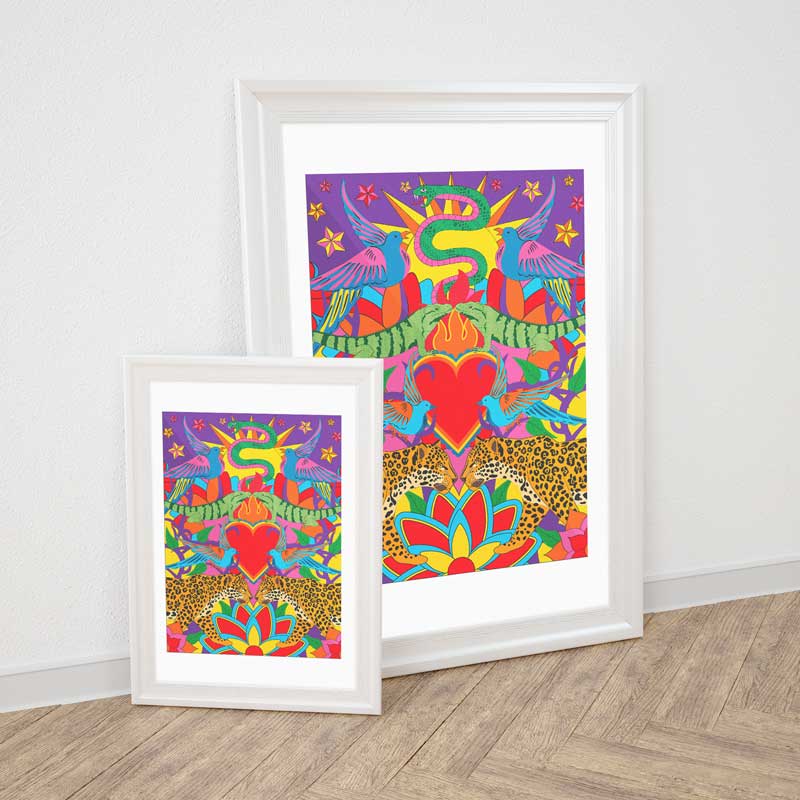 Dazzle & Jolt Jaguar Jungle Wall Art