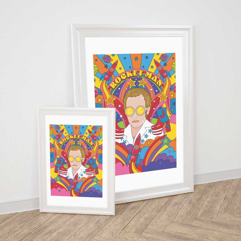 Dazzle & Jolt Rocketman Wall Art