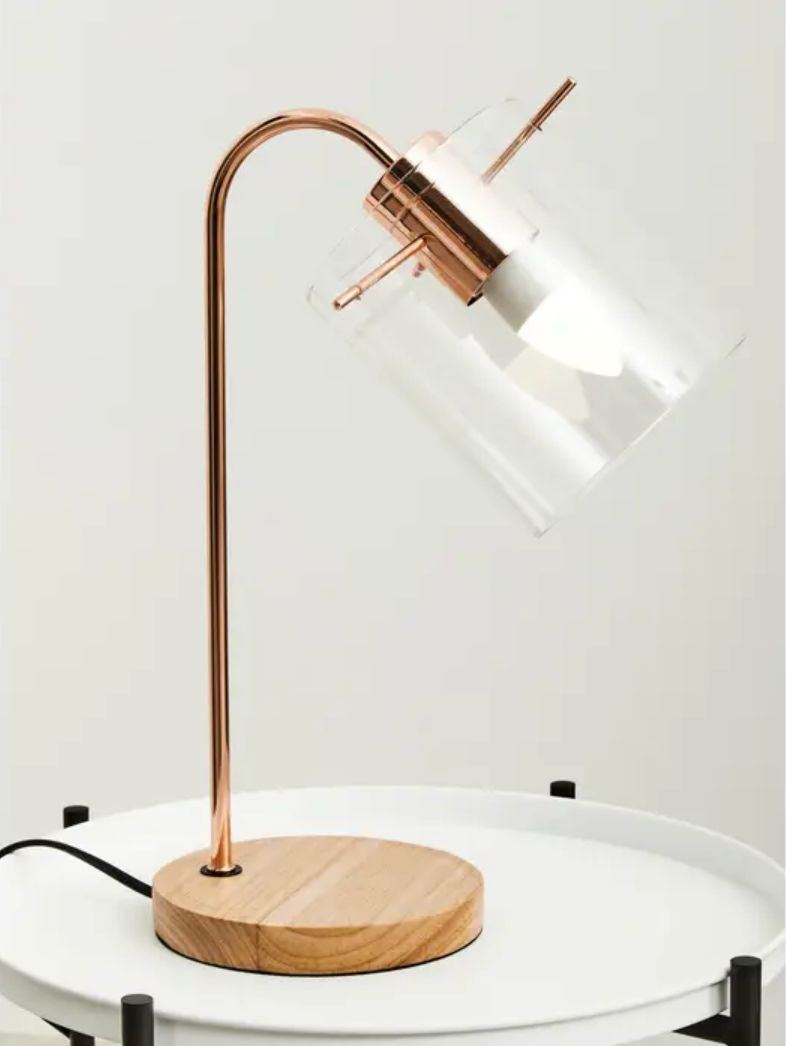 Helsinki Curved Table Lamp - Copper