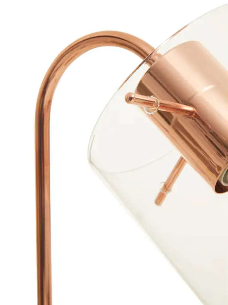 Helsinki Curved Table Lamp - Copper