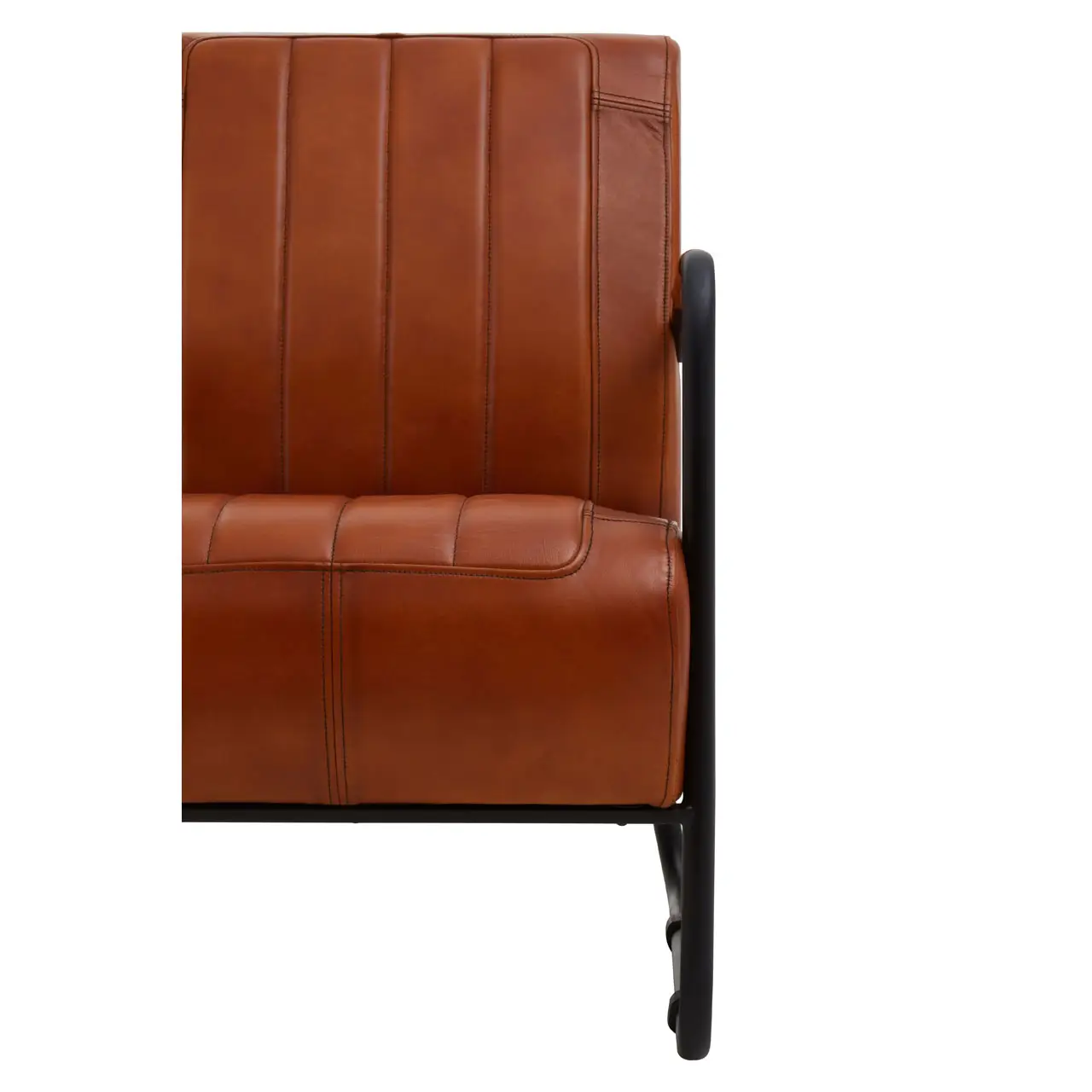 Texas Tan Leather Armchair