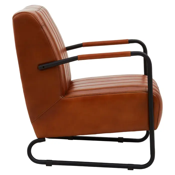 Texas Tan Leather Armchair