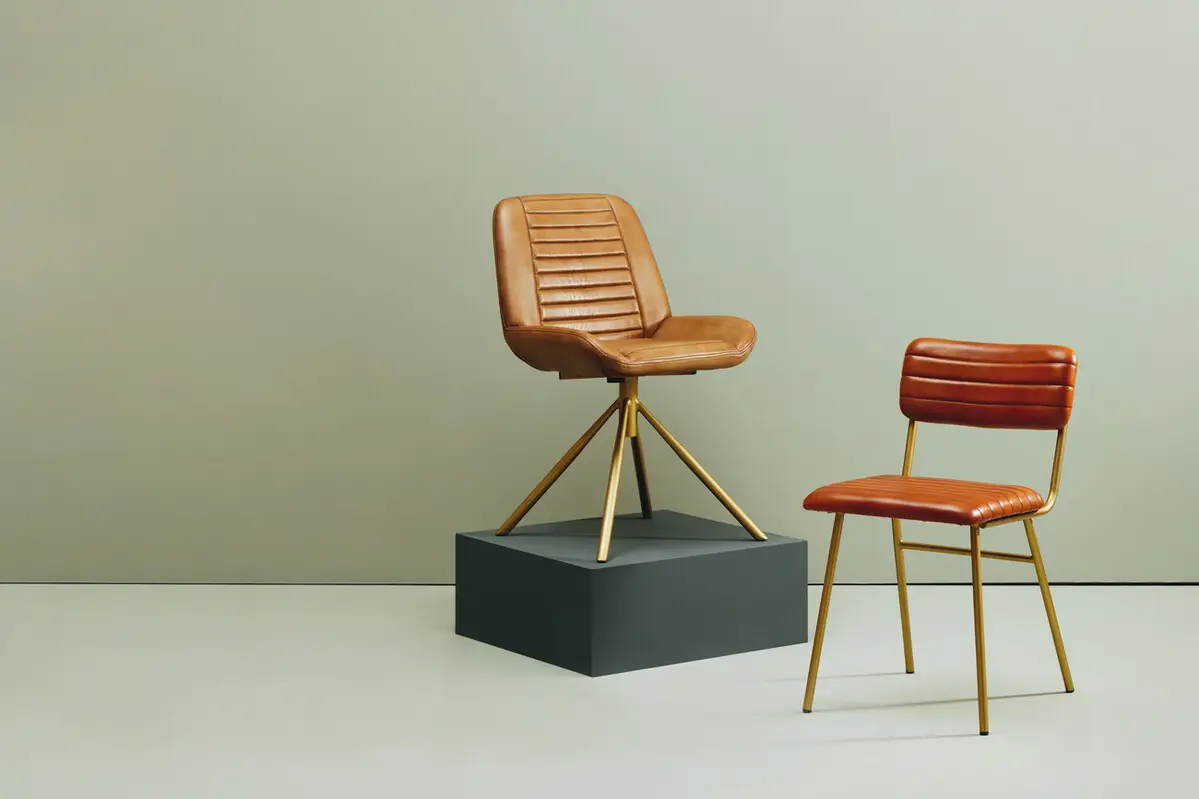 Texas Brown Leather Chair