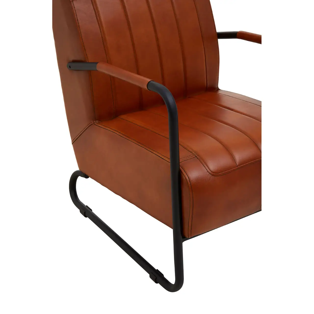 Texas Tan Leather Armchair